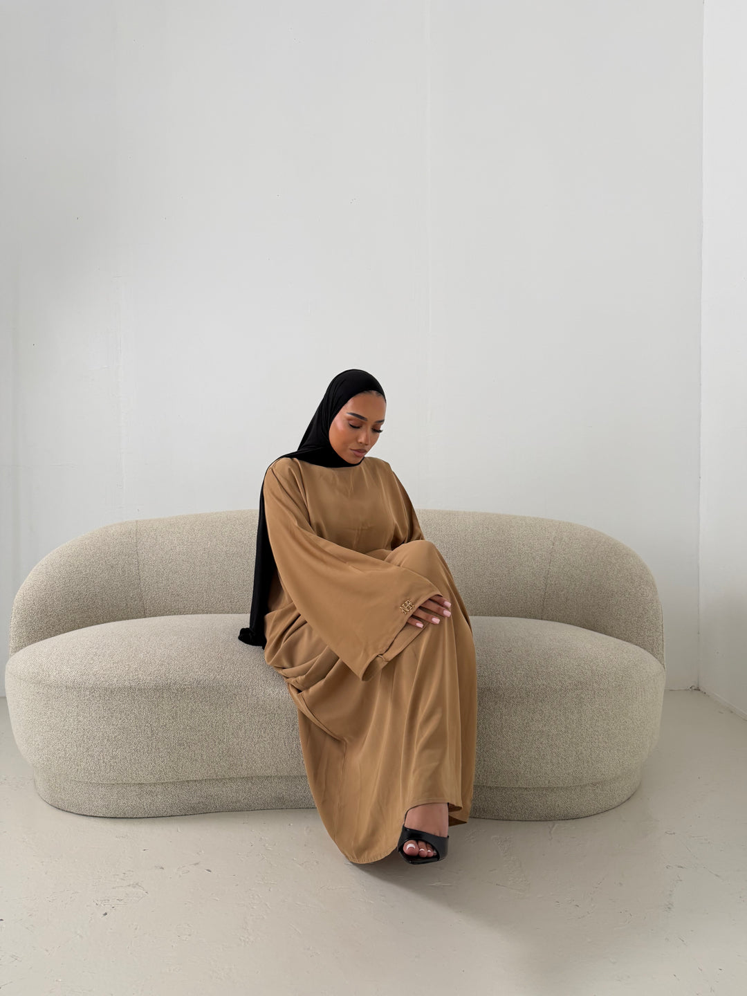 Camel serene dress