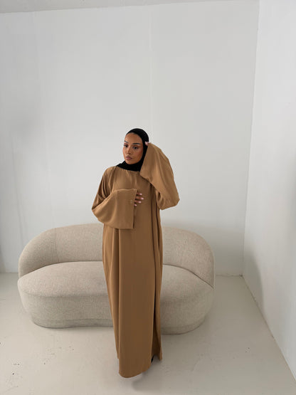 Camel serene dress