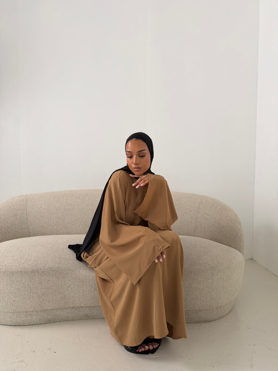 Camel serene dress