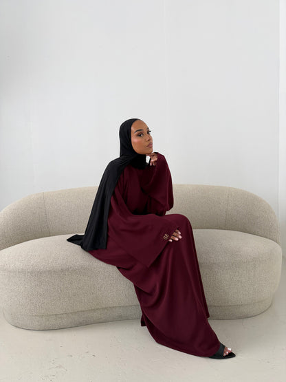 Burgundy serene dress