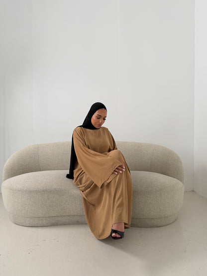 Camel serene dress