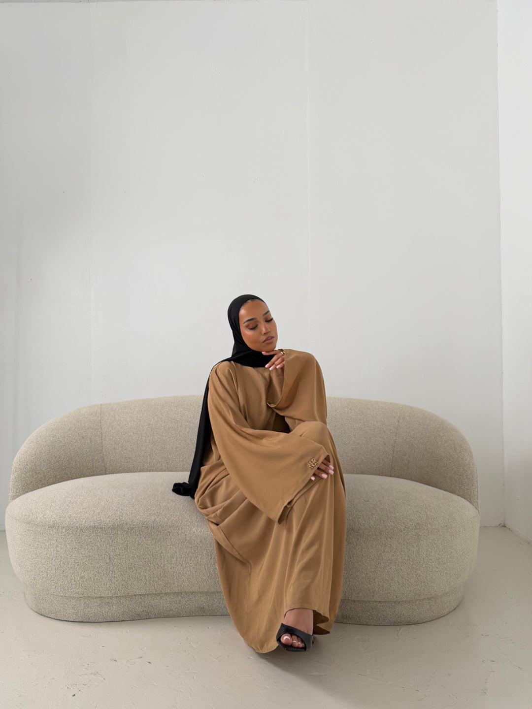 Camel serene dress
