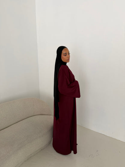 Burgundy serene dress